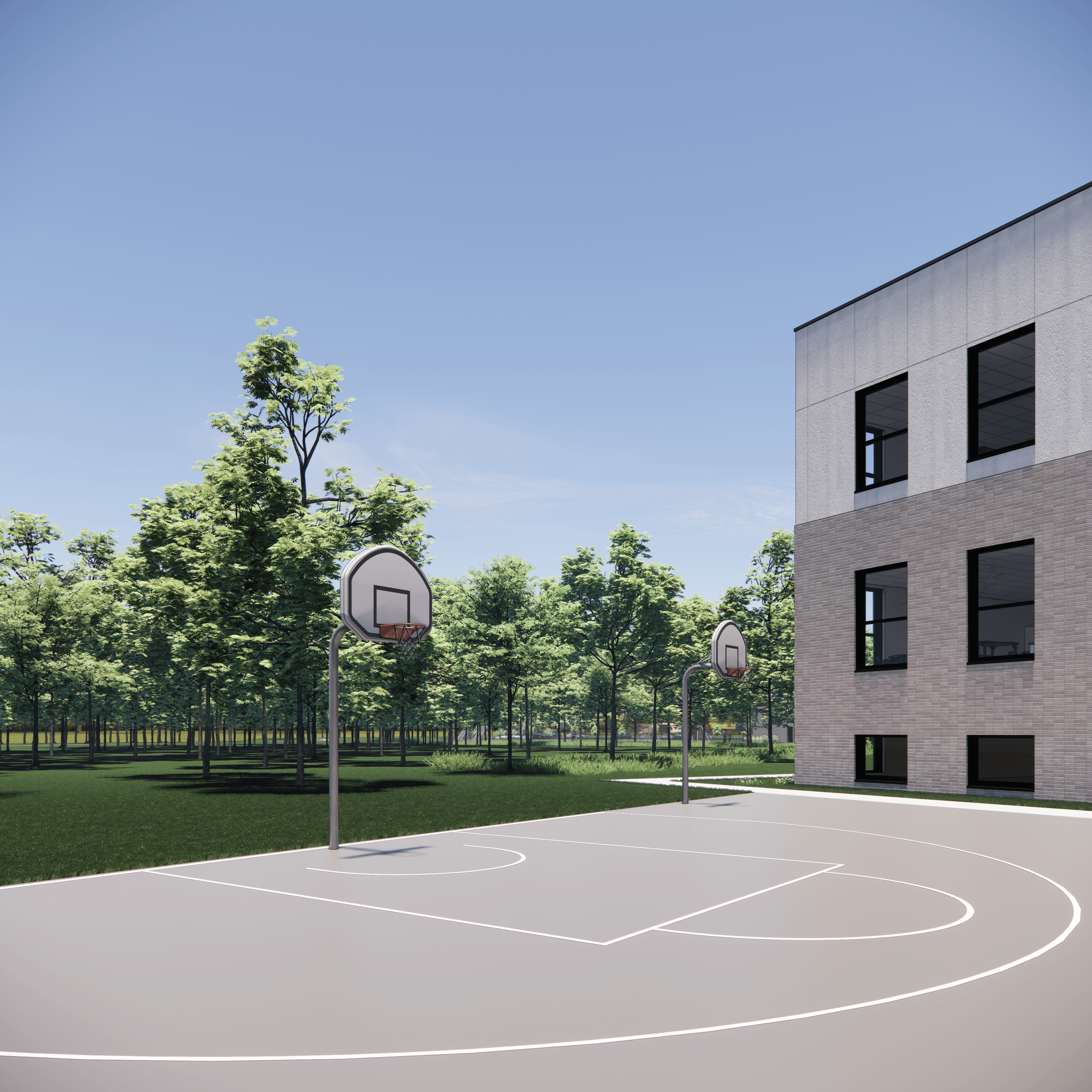 North basketball court